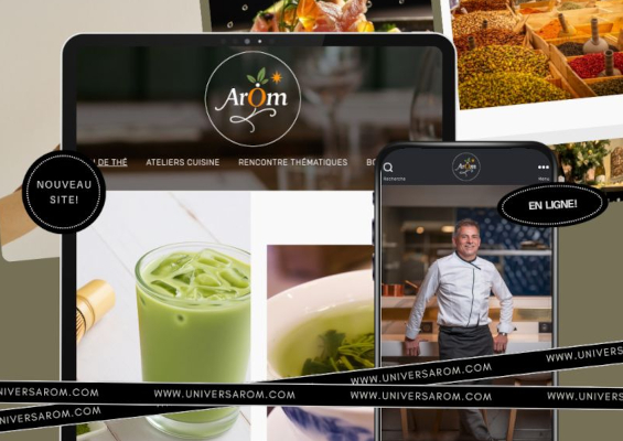 RESTAURANT AROM : Création de Sites Vitrines