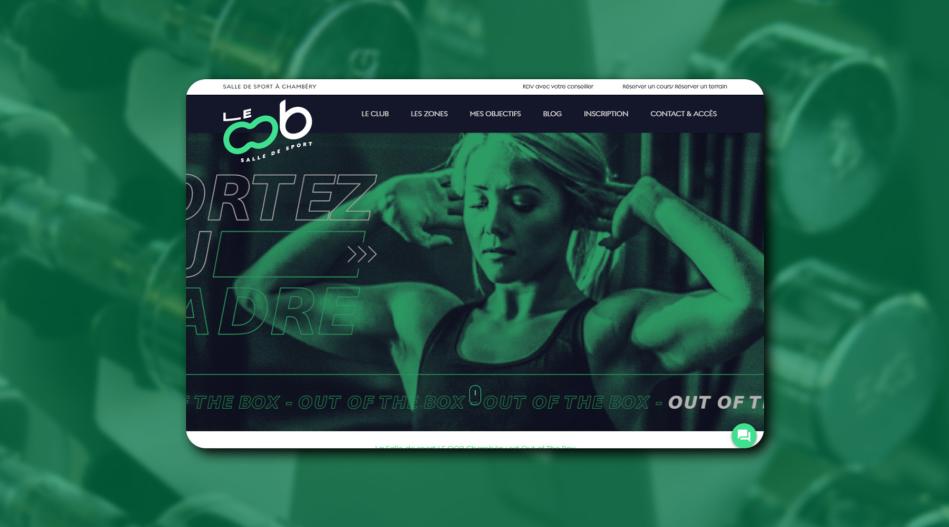 OOB - Salle de sport à chambéry | Agence web Cappuccino
