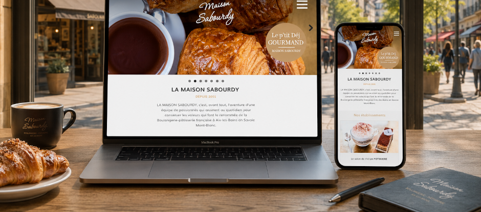 création et refonte de site vitrine à Chambéry en Savoie avec l'Agence Web Cappuccino